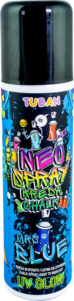 Tuban Neo Chalk Spray Stoepkrijt | Blue 150 ml